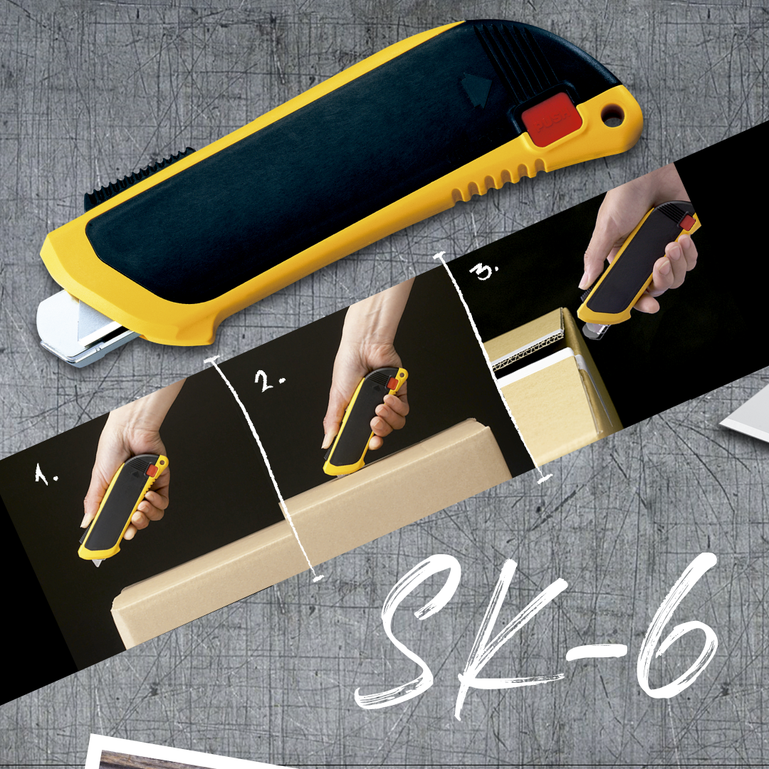 Set de 2 Cutter retráctil para manualidades y uso escolar