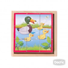 Puzzle Cubo Animales