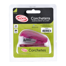Corchetera Rosada + Corchetes