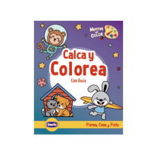 Libro Calca y Colorea