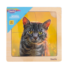 Puzzle Gato Madera