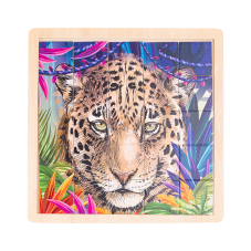 Puzzle Leopardo Madera