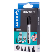 Pintor Set 4 Puntas Negro:...
