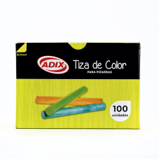 Tiza Colores 100 unid.