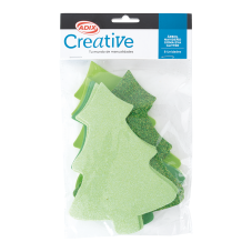 Árbol Goma Eva Glitter