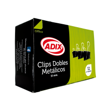 Clip Doble 51 mm.
