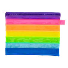 Estuche Escolar PVC Multicolor