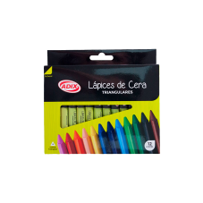 Lápices de Cera Triangulares