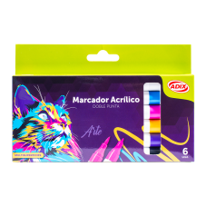 Marcador Acrílico Punta...