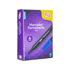 Marcador Permanente Azul 12...
