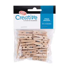 Pinza Madera Natural