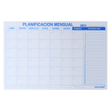 Planificador Mensual de...
