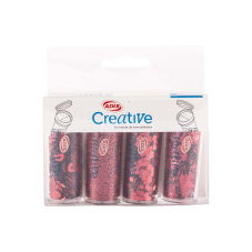 Set de Confeti/Glitter Rojo...