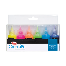 Set Glitter Glue Neón