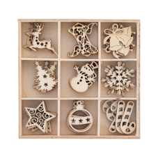 Figuras Navideñas de Madera