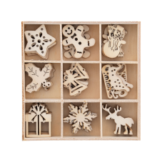 Figuras Navideñas de Madera
