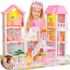 Casa de Muñeca Armable c/Luz