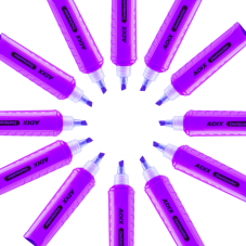 Destacador Morado ADIX