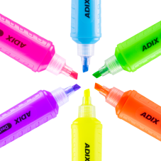Set Destacador 6 Colores ADIX