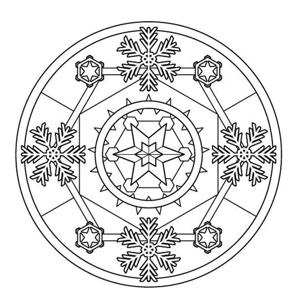 Mandala navideño