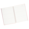 Cuaderno B5 Rosado Pastel Anillado