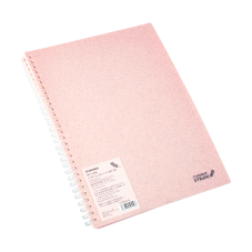 Cuaderno B5 Rosado Pastel Anillado