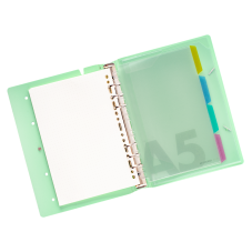 Agenda c/ Pin A5 Verde