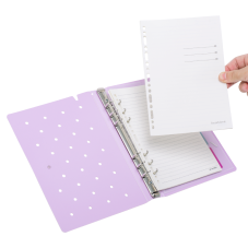 Agenda c/ Pin A5 Morado