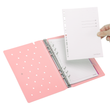 Agenda c/ Pin A5 Rosado