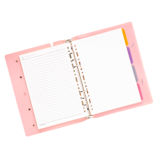 Agenda c/ Pin A5 Rosado