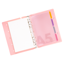 Agenda c/ Pin A5 Rosado