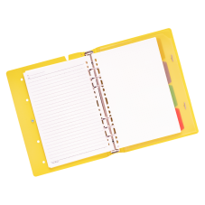 Agenda c/ Pin A5 Amarillo