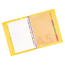Agenda c/ Pin A5 Amarillo