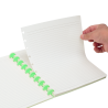 Cuaderno c/ Pines Anillado B5 Verde Agua