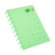Cuaderno c/ Pines Anillado B5 Verde Agua