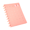 Cuaderno c/ Pines Anillado B5 Rosado