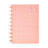 Cuaderno c/ Pines Anillado B5 Rosado