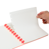 Cuaderno c/ Pines Anillado B5 Fucsia