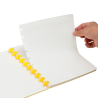 Cuaderno c/ Pines Anillado B5 Amarillo