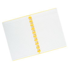 Cuaderno c/ Pines Anillado B5 Amarillo