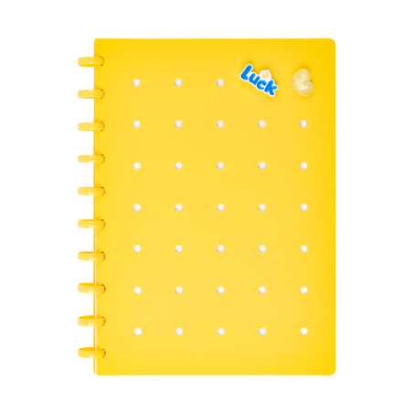 Cuaderno c/ Pines Anillado B5 Amarillo