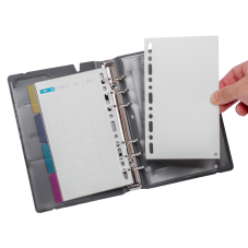 Agenda A6 Gris c/ Hoja de Repuesto