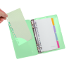 Agenda c/ Pin A6 Verde