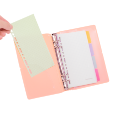 Agenda c/ Pin A6 Rosado
