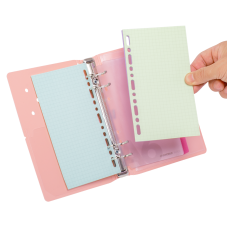Agenda c/ Pin A6 Rosado