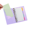 Agenda c/ Pin A6 Morado