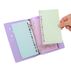 Agenda c/ Pin A6 Morado