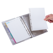 Agenda A5 Blanco c/Hoja de Repuesto