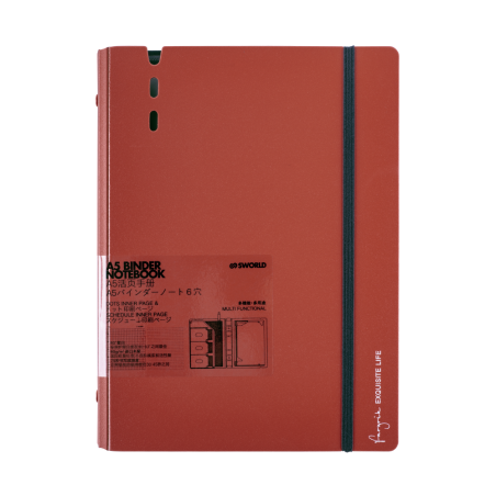 Agenda A5 Rojo c/Hoja de Repuesto
