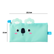 Estuche Escolar PVC Turquesa
